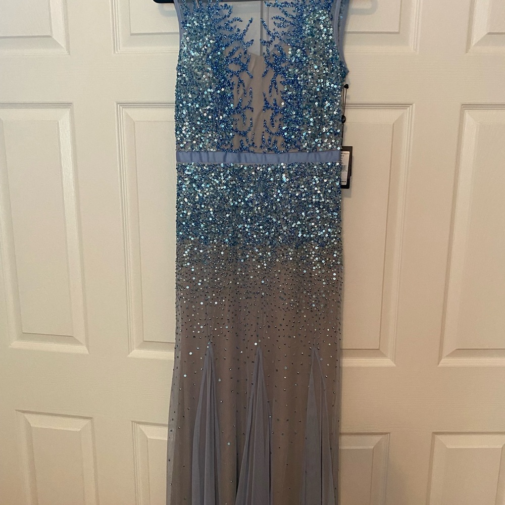 Adrianna Pappel-Elegant Sea of Blues Dress